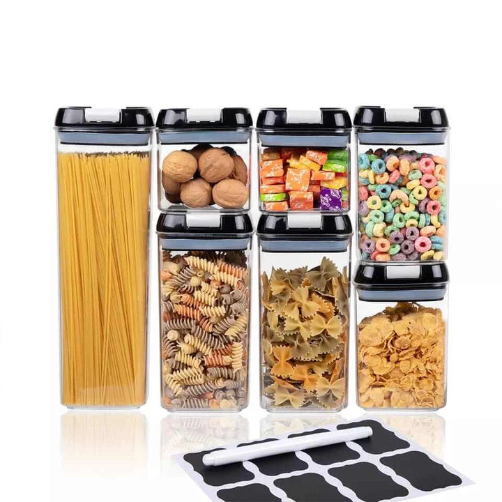 Dispensador contenedor de alimentos de 7 piezas