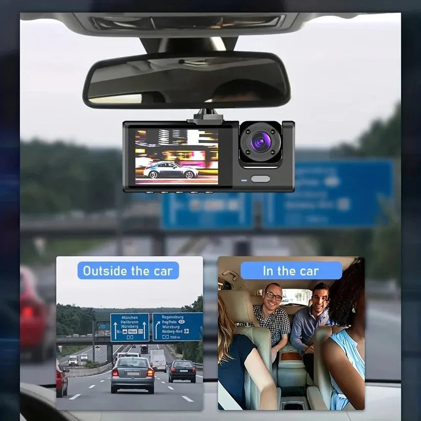 Cámara para carro: delantera, trasera e interior (dashcam)