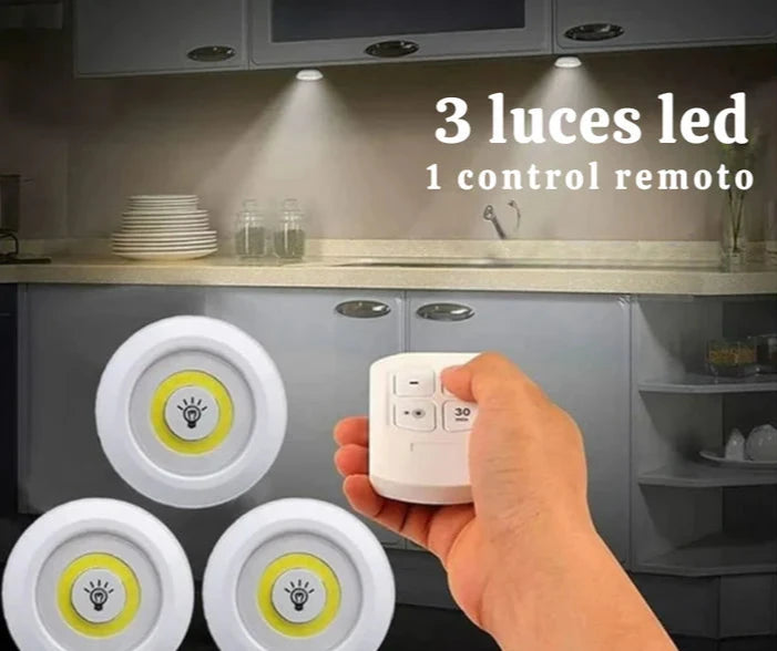Set Luces Led Inalámbrico