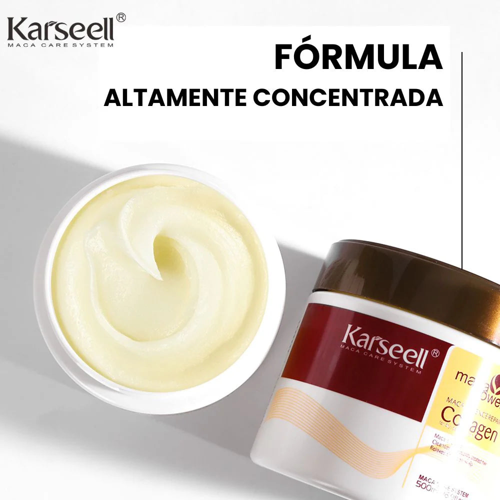 Máscara de Cabello Karseell con Colágeno