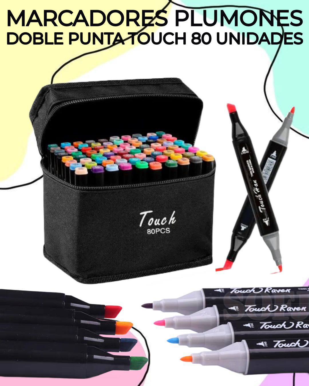 Set Marcadores Touch