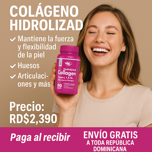 Colágeno Hidrolizado 90 Cápsulas