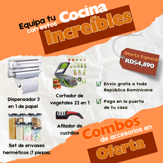 Combo de utencilios altamente recomendado