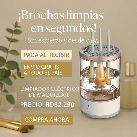 Maquina limpiadora de brochas