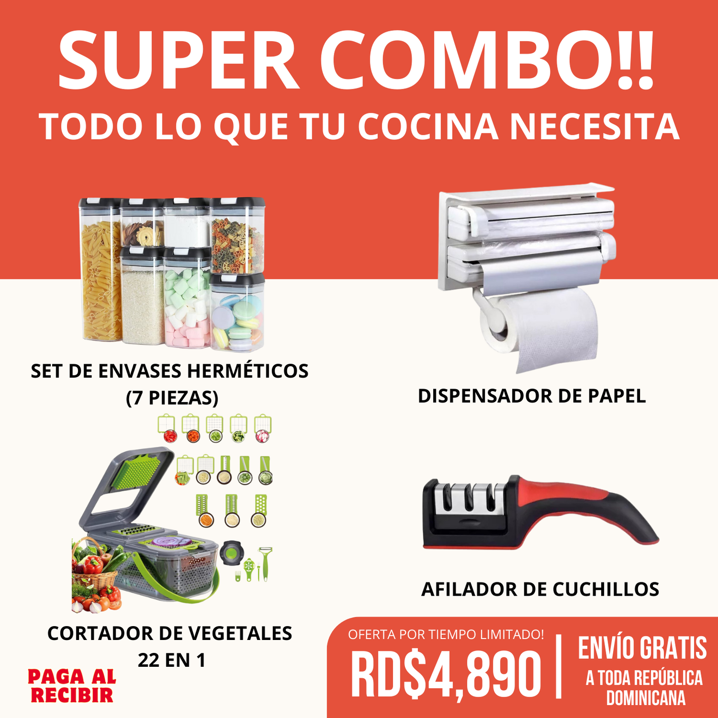 Combo de utencilios altamente recomendado