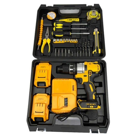 Taladro Inalámbrico 24v con 2 Baterias Y Accesorios