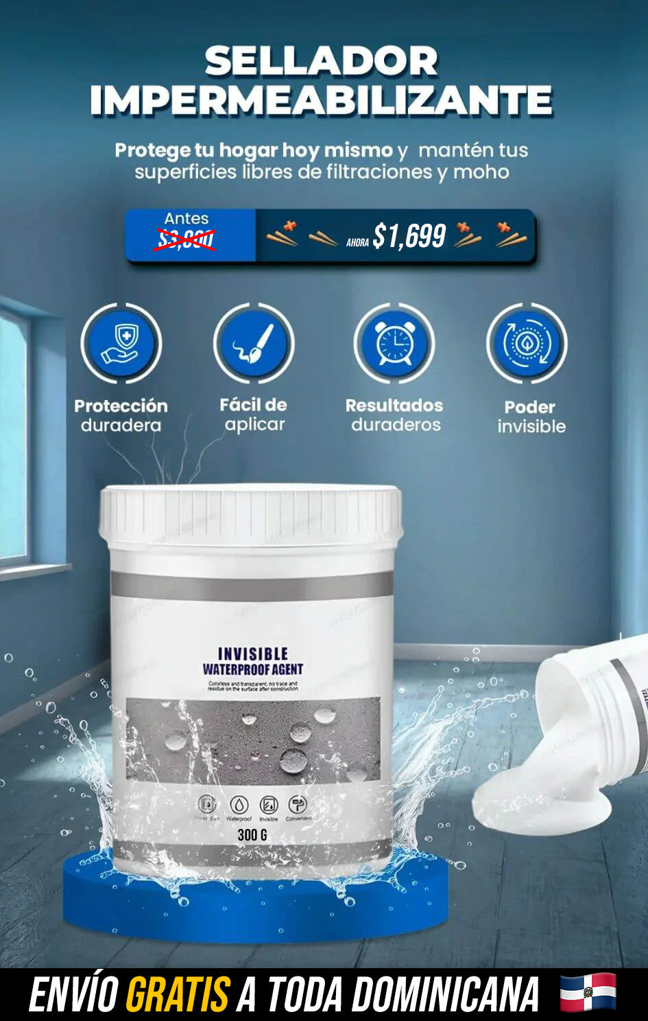 Sellador Impermeble 300 Gramos
