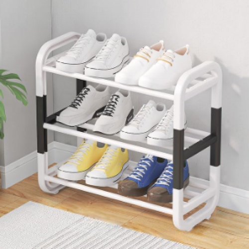 Zapatera de 3 niveles minimalista