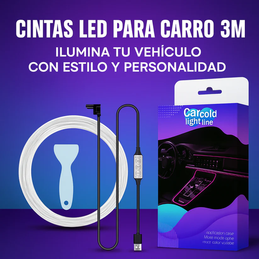 Cintas led para Auto | 3 Metros