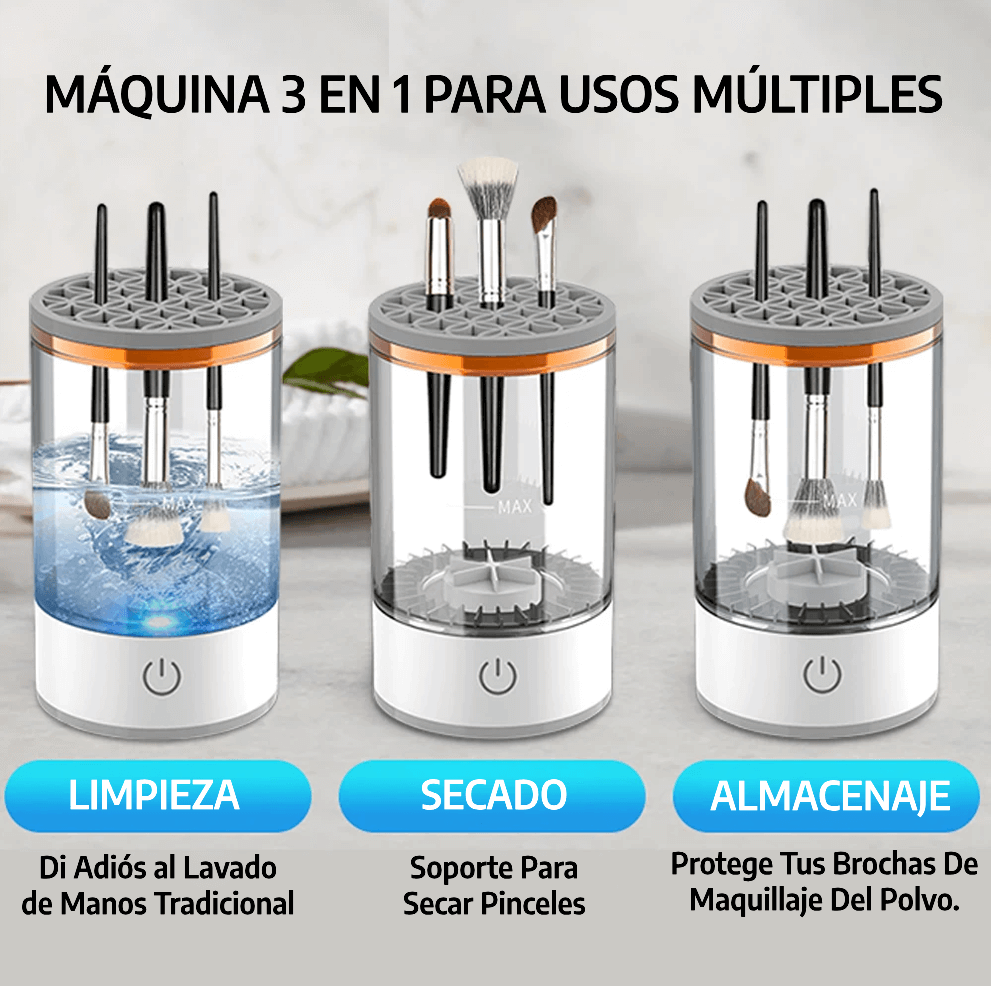 Maquina limpiadora de brochas