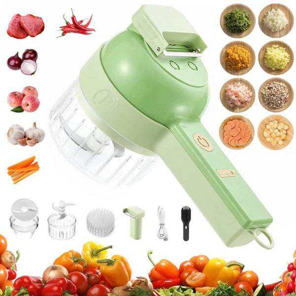 Cortador de vegetales 4 en 1