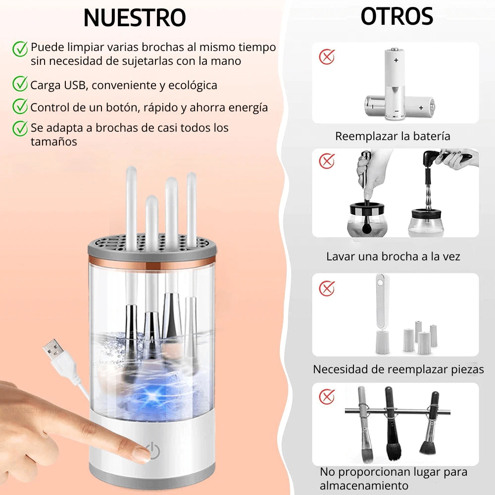 Maquina limpiadora de brochas