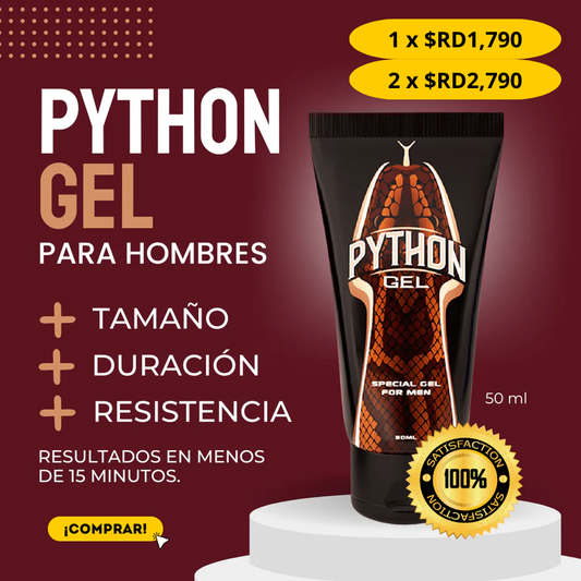 Gel Python + Tiempo + Tamaño 60ml