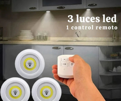 Set Luces Led Inalámbrico