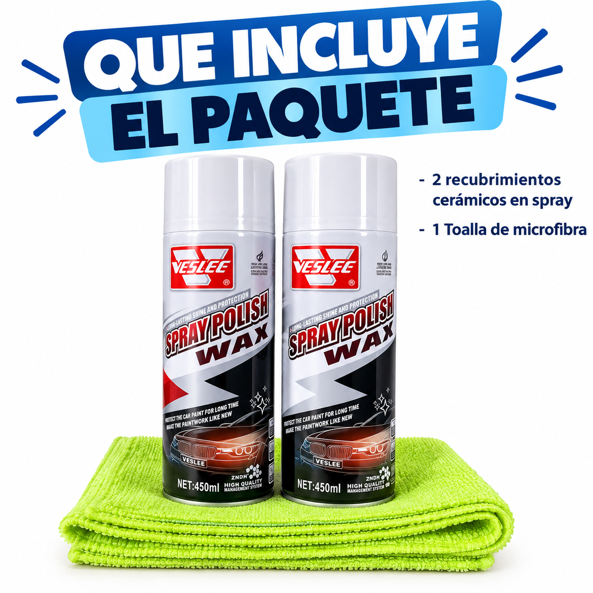 2x1 Porcelanizador 3 en 1 | Veslee | 450ml