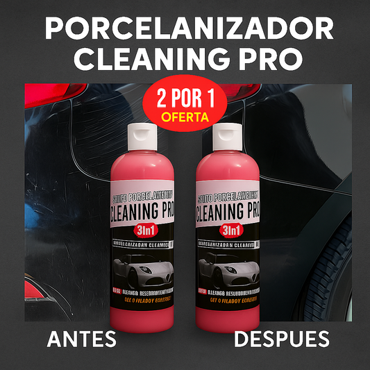 2X1 Porcelanizador Cleaning Pro 3 en 1