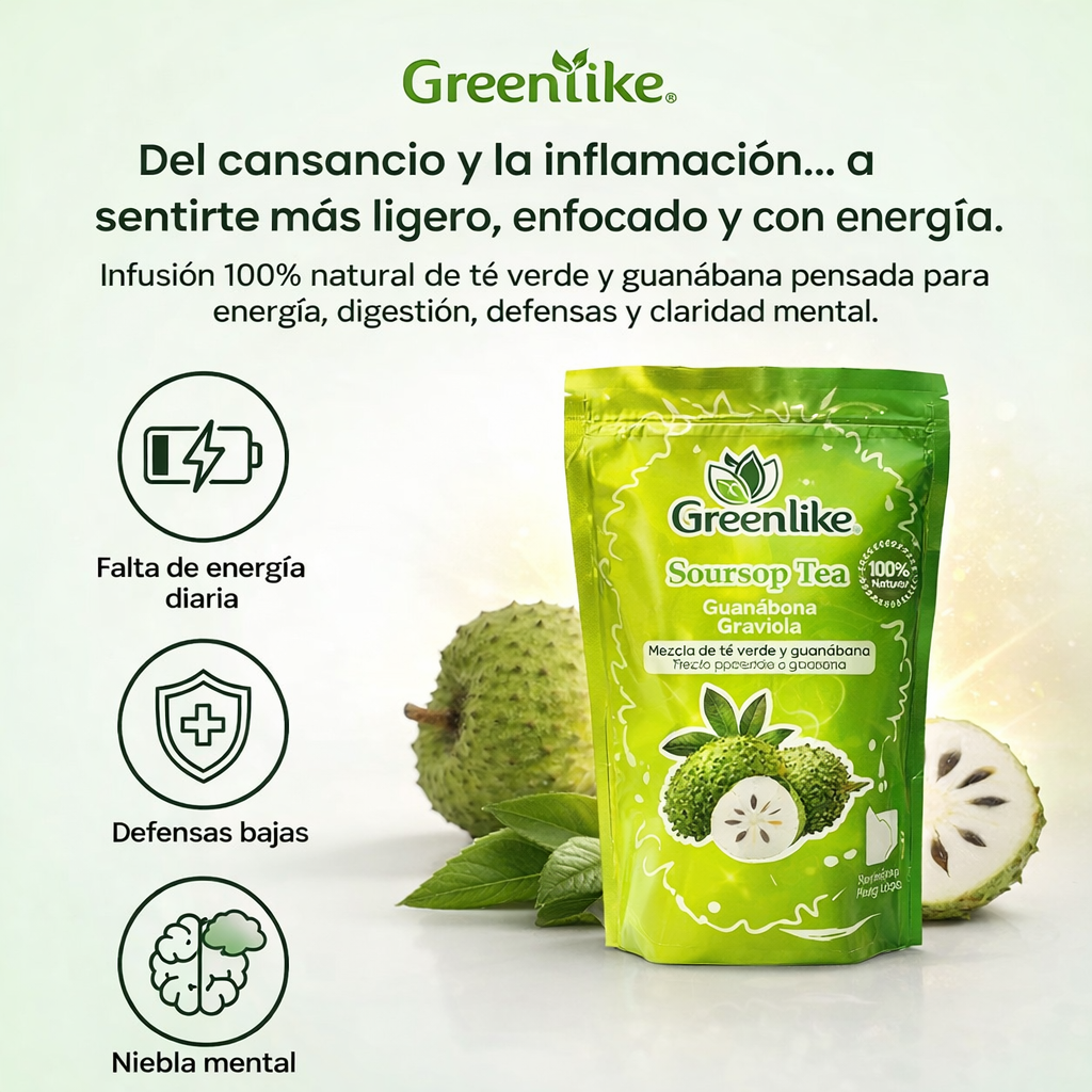 TÉ DE GUANABÁNA x 60 (INFUSIONES) | Salud y bienestar