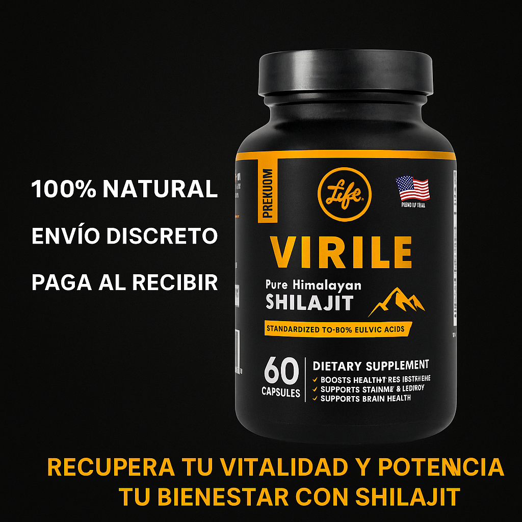 Shilajit: Suplemento Natural Masculino