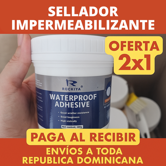 2x1 Sellador Impermeable 300 Gramos Rockiya