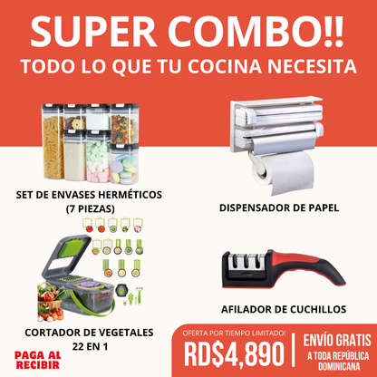 Combo de utencilios altamente recomendado