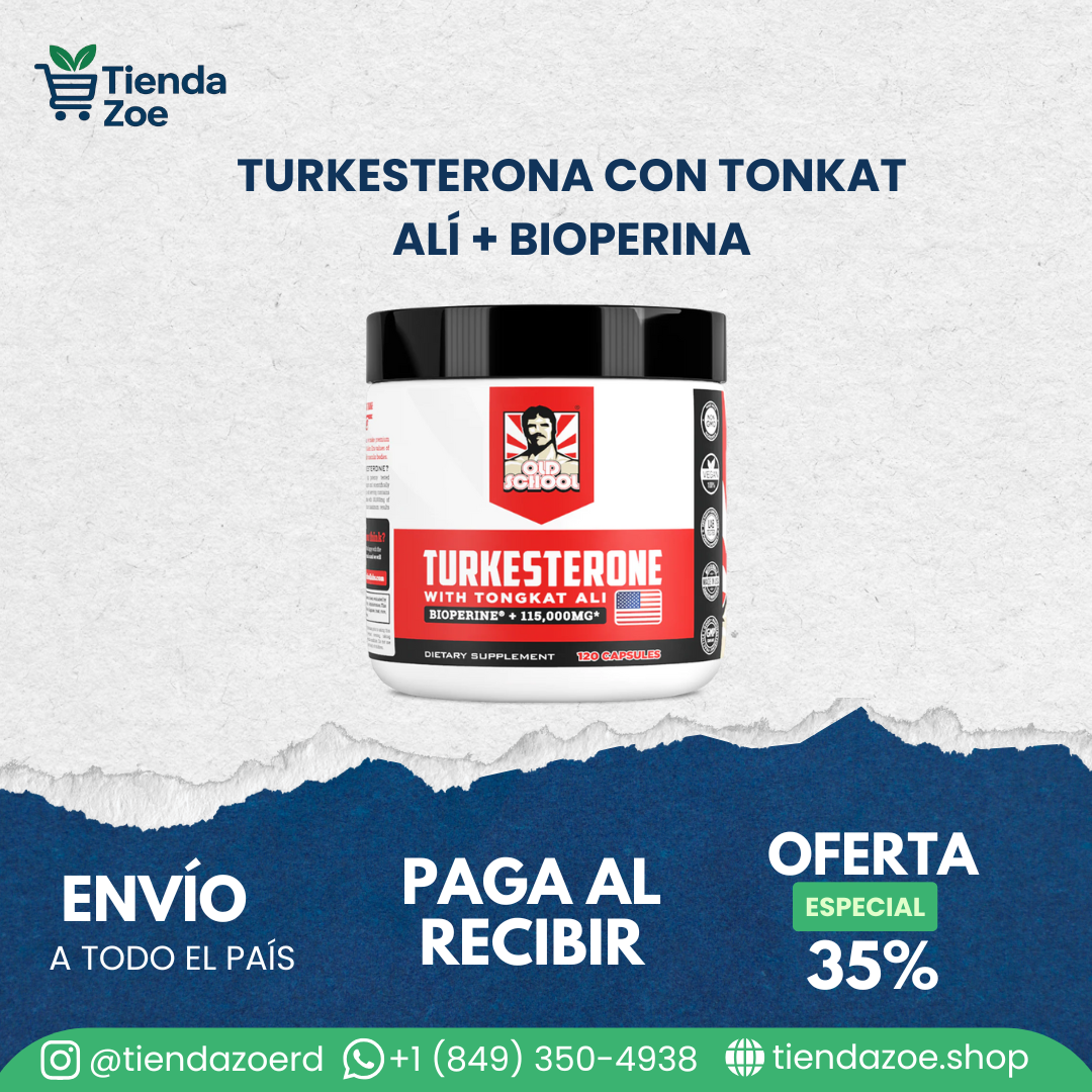TURKESTERONE CON TONGKAT ALI (120 CÁPSULAS) + REGALO SORPRESA