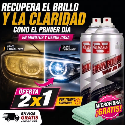 2x1 Spray Restaurador de Faros Veslee 450ML