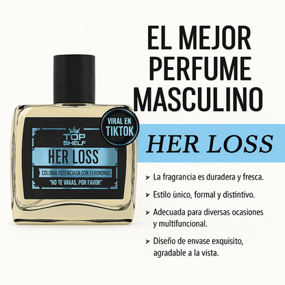 HER LOSS™ - Perfume Sobrecargado de Feromonas que Atrae a TODAS las Mujeres