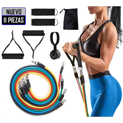 Set bandas de resistencia (11 Piezas)