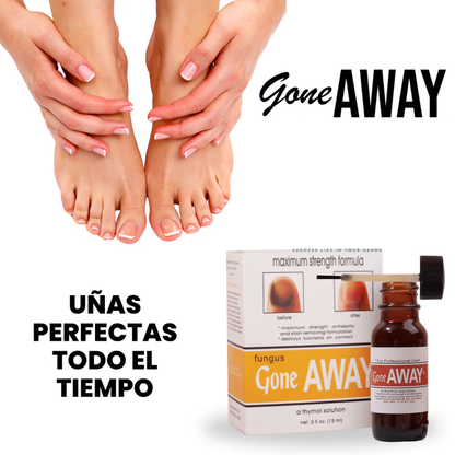 Gone Away uñas perfectas 15ML + Mascarilla Aguacate | Elimina piel muerta