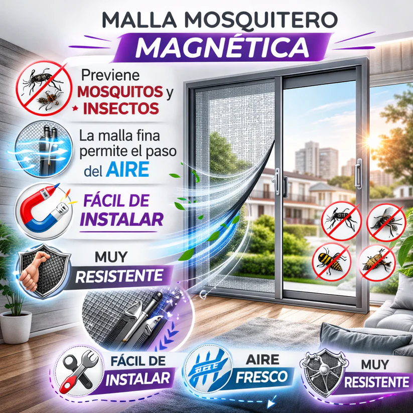 Screentastic Pro | Malla Mosquitero Magnética 150x180cm