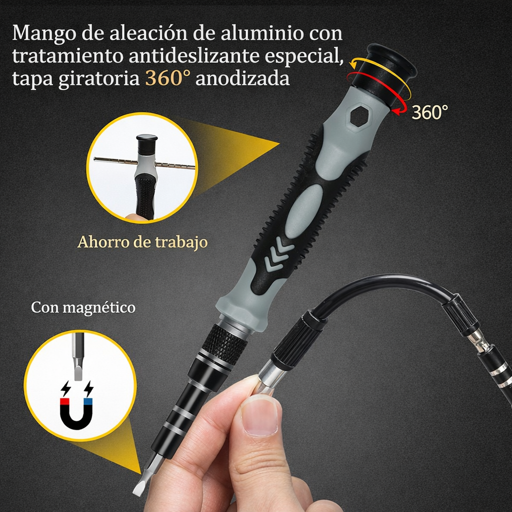 Juego Destornillador 115 Piezas