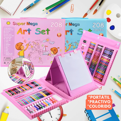 Kit de Arte Infantil 208 Piezas