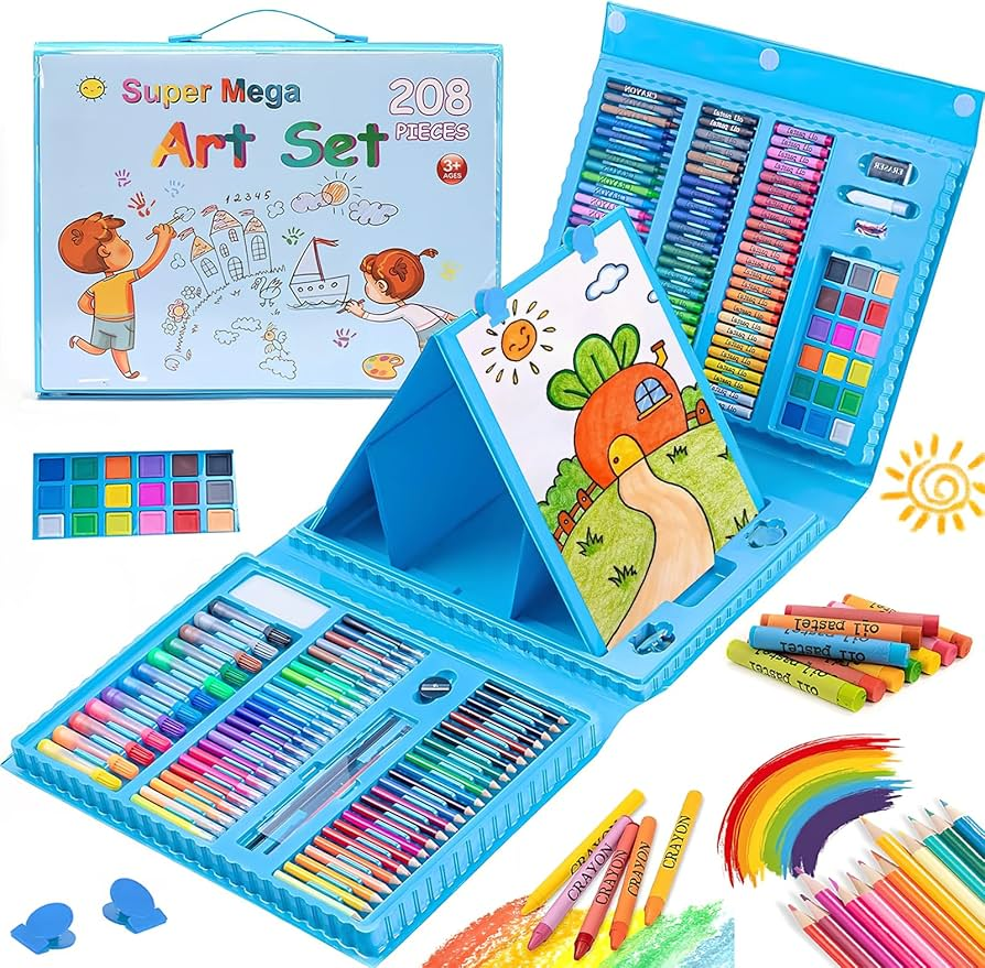 Kit de Arte Infantil 208 Piezas