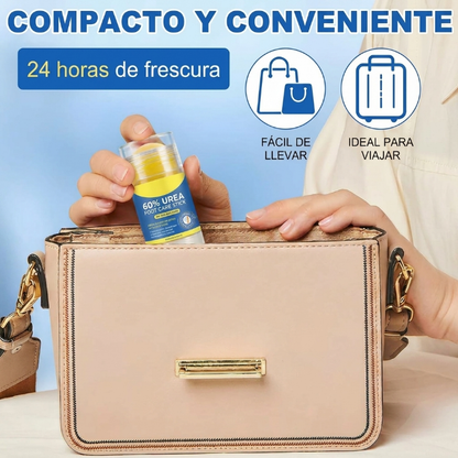 COMBO DE UN PAR DE MEDIAS DE SILICONA + Barra hidratante con 60% urea y ácido salicílico