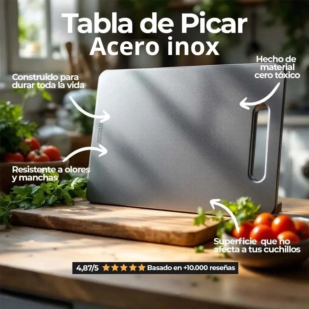 Tabla de Acero Inoxidable Para Cortar