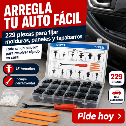 Set 229 clips para Reparación
