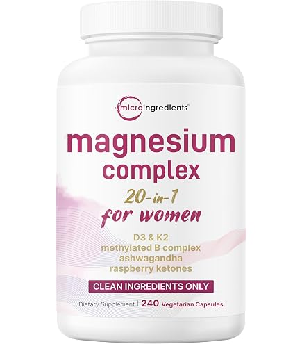 Magnesium complex 20-en-1 para mujeres 240 cápsulas