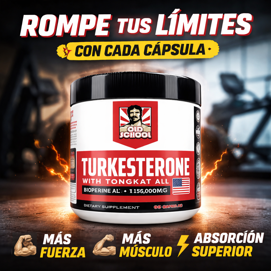 TURKESTERONE CON TONGKAT ALI (120 CÁPSULAS)