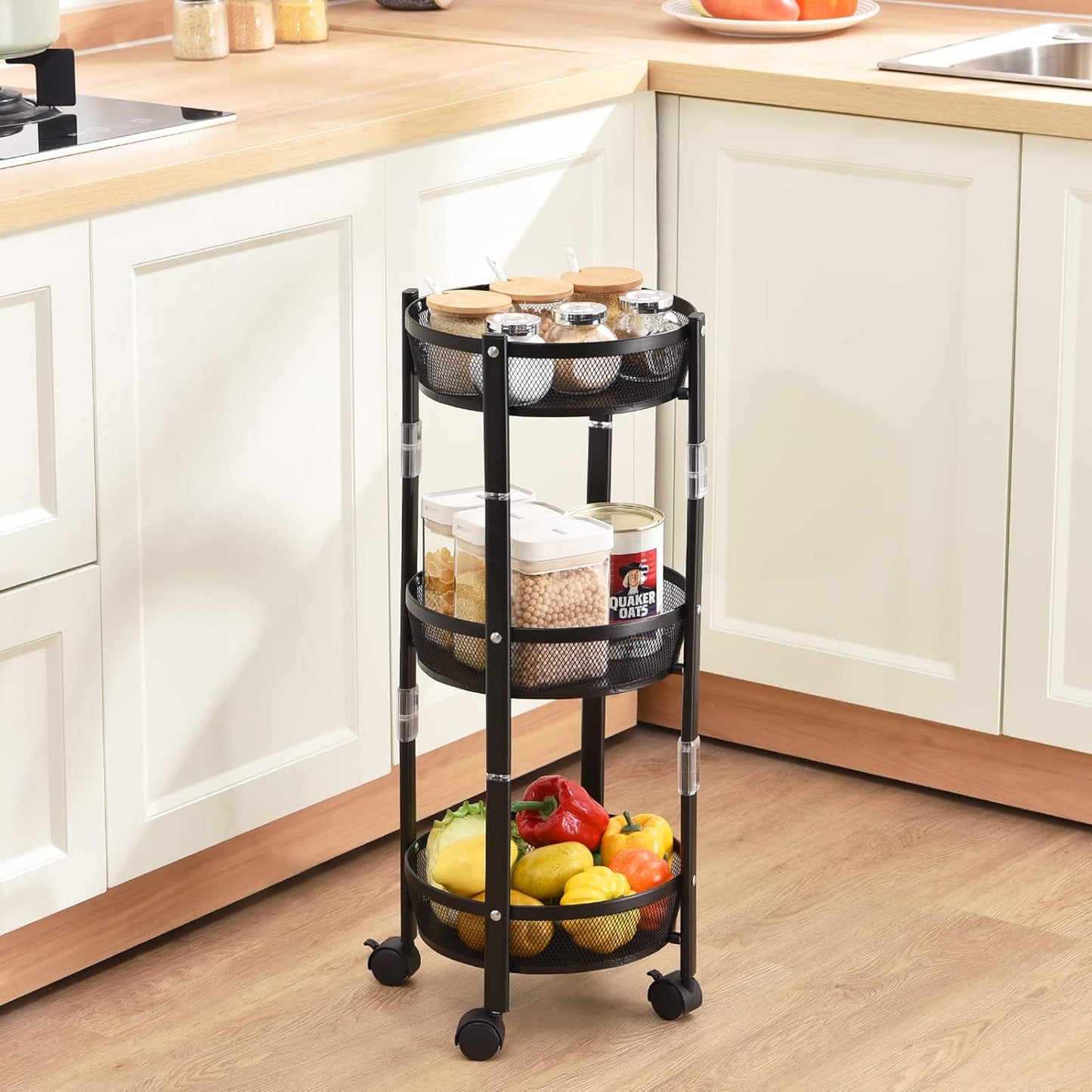 Organizador redondo Plegable 3 Niveles